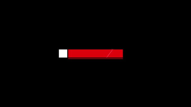 Lower third red line animation title. Simple and easy to use.
