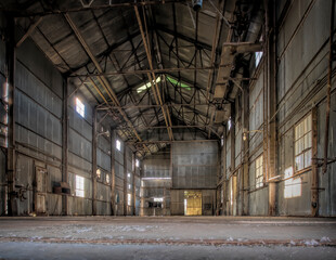 old abandoned factory