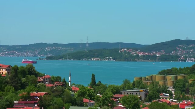 Beykoz Hills Overlooking the Istanbul Bosphorus