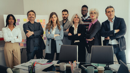 Business team leadership corporate management professional group