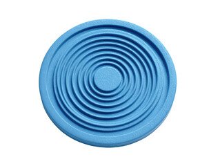 Obraz premium Blue Circular Textured Object