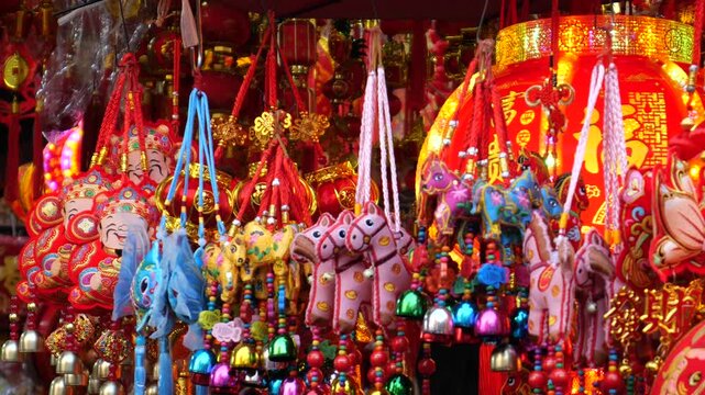 Year of Horse, Lunar New Year hanging decorations and ornaments