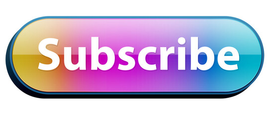 Glossy Subscribe Button, Membership and Newsletter UI Elemen
