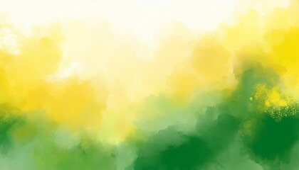yellow and green watercolor background design for wallpaper