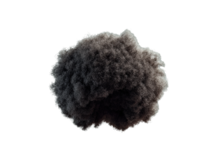 Floating Fluffy Cloud Abstract. Mysterious floating fluffy cloud against a gradient background. Ideal for conceptual, minimalist, and abstract design projects