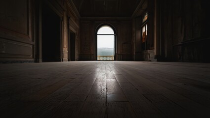 Obraz premium Abandoned Room with a View