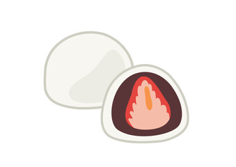 美味しそうないちご大福