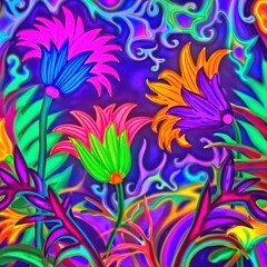 Vibrant Floral Fantasy
