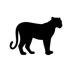 Obraz premium Silhouette of a panther