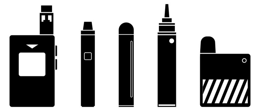 Set of vape icons