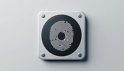 Fingerprint icon panel