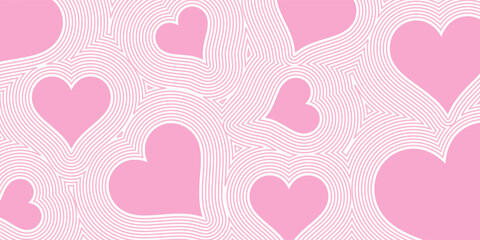 love or heart shape with outlines - valentines theme