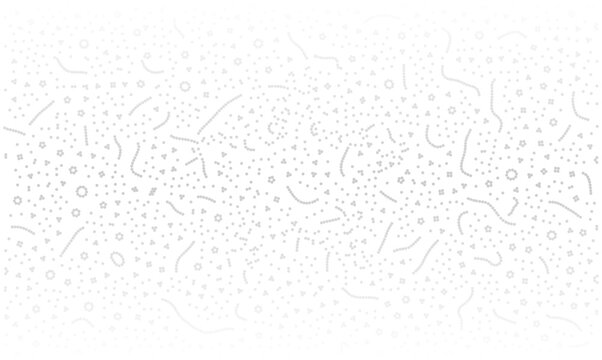 Abstract science vector texture with gray microscopic bacteria and molecular chains on white. Medical background of probiotics, microorganisms, and viruses for biotechnology or healthcare design.