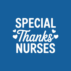 Special Thanks Nurses Graphic Design Appreciation Badge