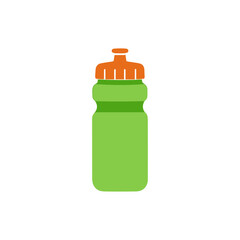 Water sipper, Cyclist water bottle icon logo flat vector design