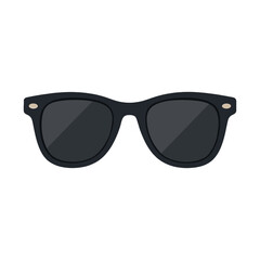 Sunglass icon logo flat vector design