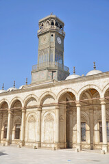 Fototapeta premium The Muhammad Ali Mosque or Alabaster Mosque situated in the Cairo Citadel historic mosque in Cairo, Egypt