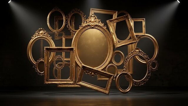 Floating transparent glass board with complex mathematical formulas and equations in a studio - Powered by Adobe