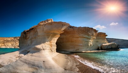 ancient rock formations in matala crete showcase unique geological features and history