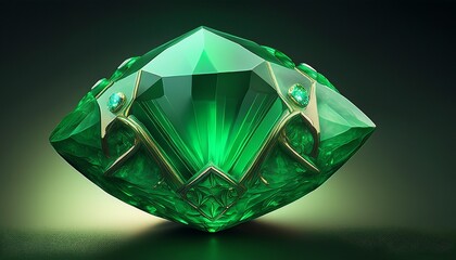 a emerald green gemstone