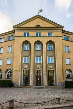 &Ouml;rebro, Sweden - October 05 2024: Exterior of SEB bank office.