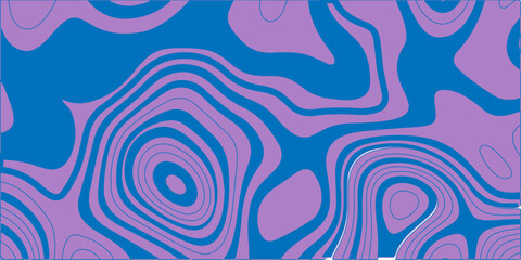 Fototapeta premium Seamless vector design featuring an abstract blue water wave pattern with geometric curves and line art ornaments for a decorative textile wallpaper backdrop