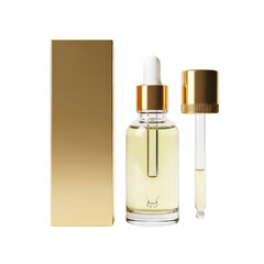 Luxurious face oil set with dropper and box
