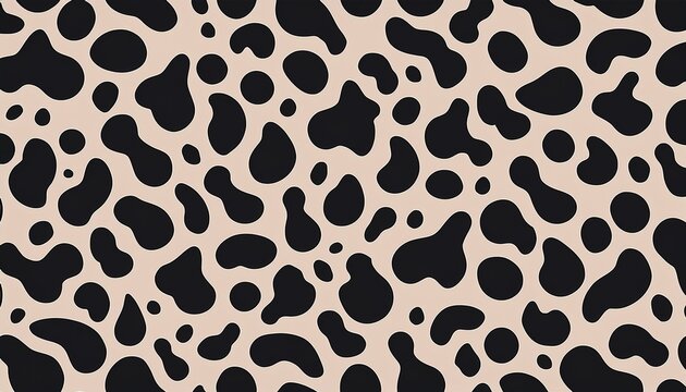 abstract cow print pattern seamless background this is a seamless abstract pattern featuring a cow print design - Powered by Adobe