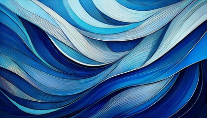 abstract blue stripes