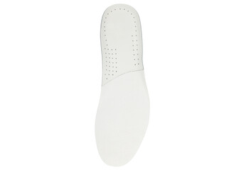 White Orthopedic Shoe Insole Isolated Object