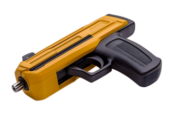 Staple gun isolated Tools and equipment On white baground Clipping path included