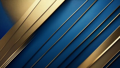 abstract blue background with gold diagonal stripes elegant design for sophisticated branding minimalist wallpaper with geometric precision and copy space