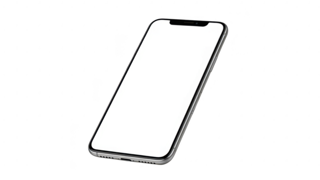 Smartphone illustration isolated on transparent background - Powered by Adobe