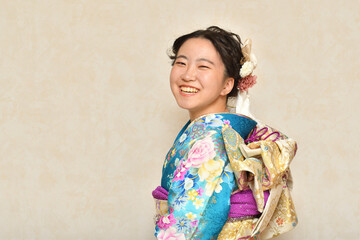 振袖の女の子