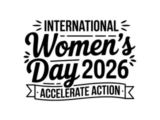 Fototapeta premium International Womens Day 2026 Banner