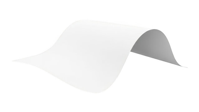 Abstract wave shape isolated on transparent background - Powered by Adobe