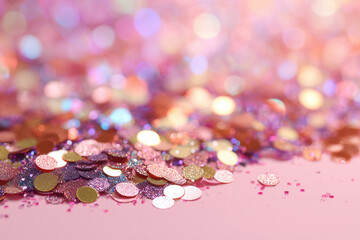 Vibrant Confetti Background for Business Events