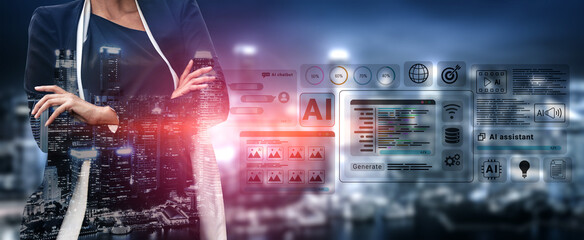 AI assistant with chatbot windows, code editor, and performance analytics for intelligent automation and development Parse