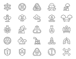 Customer support service outline icons collection. Customer service vector icons in line style. Customer service related icons