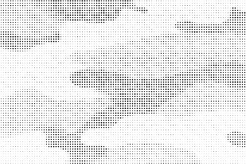 Grey Camouflage Halftone Dot Pattern Background With Organic Geometric Shapes And Subtle Digital Art Vector Illustration
