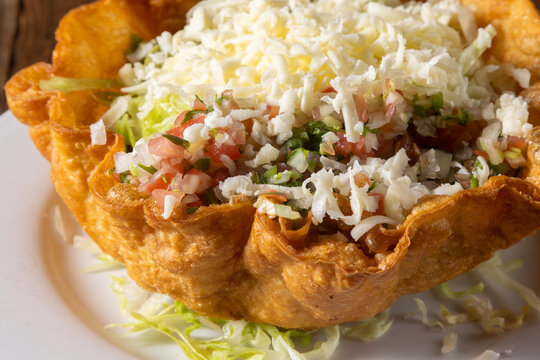Taco Bowl with chees