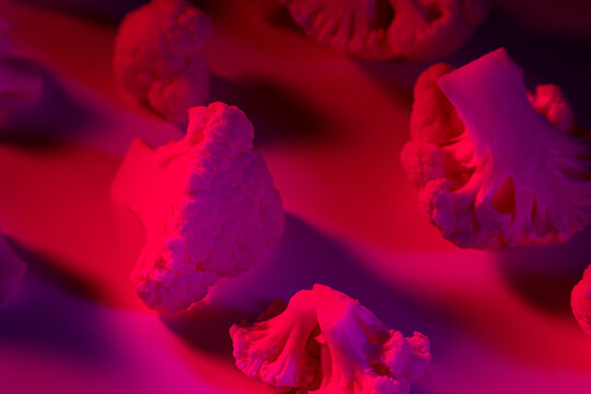 Pink cauliflower