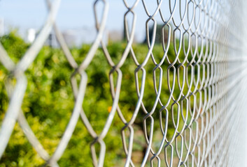 Farmland Security: Fence Surrounding Crop Field