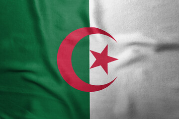 People's Democratic Republic of Algeria national flag.