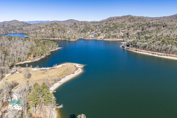 Obraz premium lake Glenville, NC