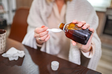 Preparing a dose for recovery from a common cold at home