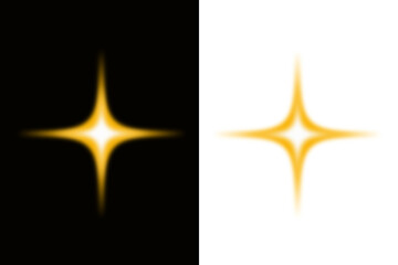 Obraz premium Sparkling Glowing gold Light Effects Isolated on Transparent Background, Magical Luminous Glow Overlay, Shining Sparkles and Light , Bright Radiant Light Burst PNG for Motion Graphics, Events and Desi