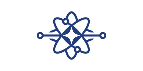 Dual meaning logo combining a star and planet, symbolizing vision, exploration, innovation, and limitless potential with a modern, cosmic identity. ©  Jagat_Aji