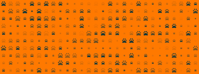 Colorful Halloween-Themed Background with Multiple Patterns of Ghosts and Pumpkins for Festive Occasions