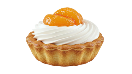 Orange Tart with Whipped Cream